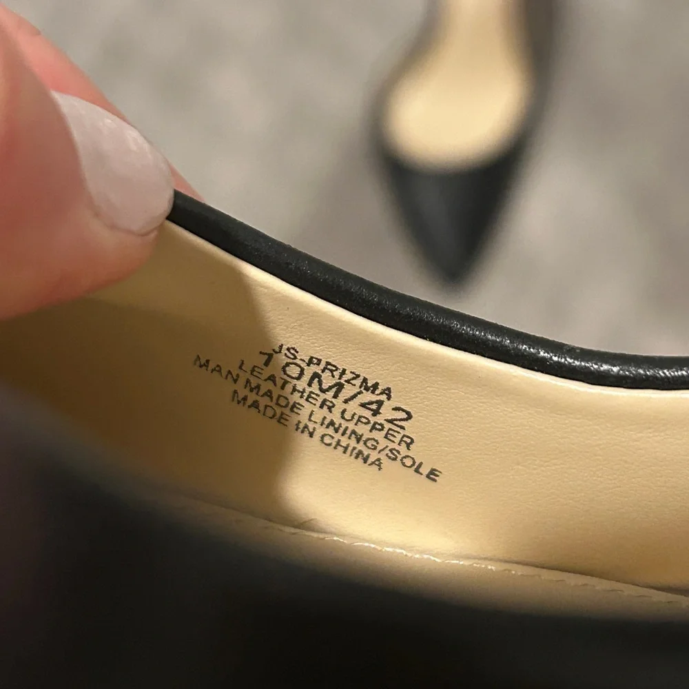 Jessica Simpson Prizma Leather D'Orsay Pumps - Picture 3 of 4